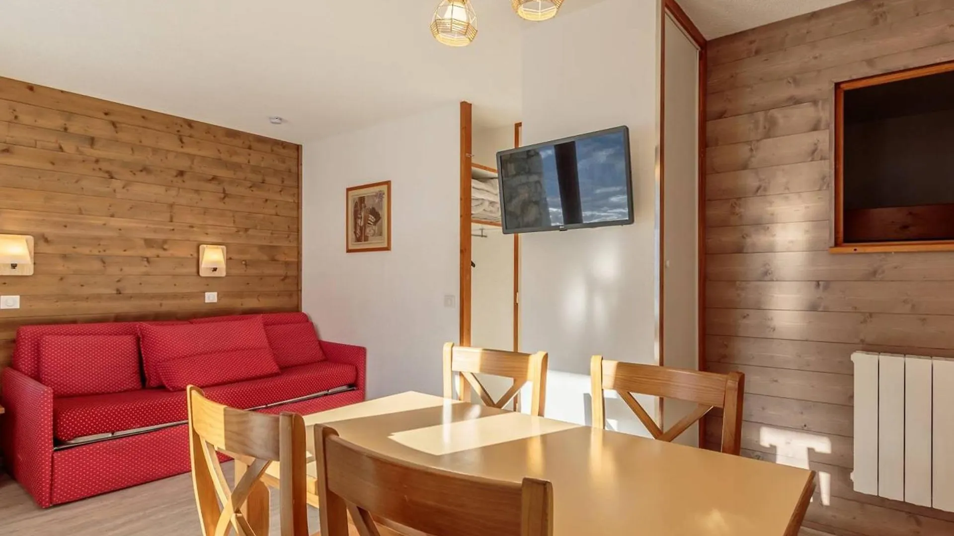 Charmant Appart. Skis Aux Pieds, Terrasse Sud, Central, 4 Pers, Tv, Parking, Casier A Ski - Fr-1-351-148 La Plagne-Tarentaise